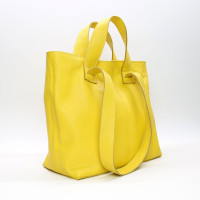 Сумка-трансформер з жовтої шкіри флотар Арт. YS-6052