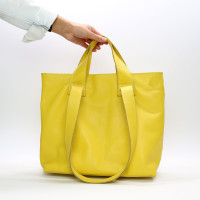 Сумка-трансформер з жовтої шкіри флотар Арт. YS-6052