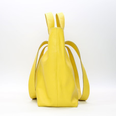 Сумка-трансформер з жовтої шкіри флотар Арт. YS-6052