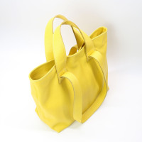 Сумка-трансформер з жовтої шкіри флотар Арт. YS-6052