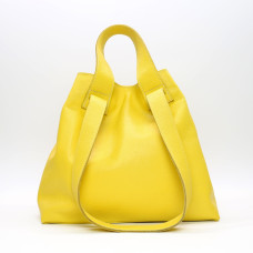 Сумка-трансформер з жовтої шкіри флотар Арт. YS-6052