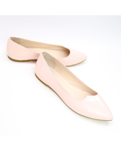 Рожеві лакові балетки Арт.: 17-6