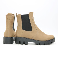 Челсі з бежевого нубуку Арт. 12-1(S2)