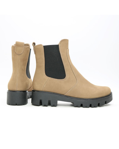 Челсі з бежевого нубуку Арт. 12-1(S2)