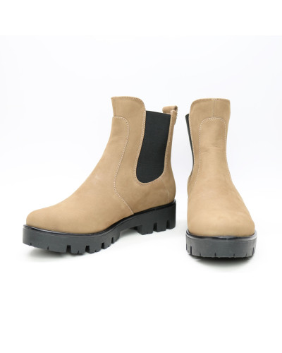 Челсі з бежевого нубуку Арт. 12-1(S2)