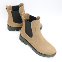 Челсі з бежевого нубуку Арт. 12-1(S2)