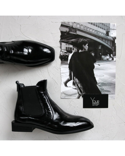 Лакові Челсі із квадратним носом Арт. 105-2