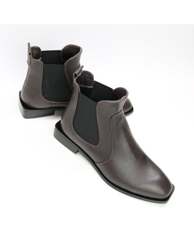 Челсі зі шкіри флотар із квадратним носом Арт. 105-2