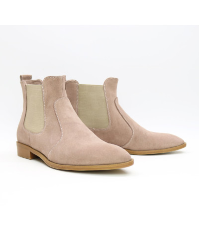 Челсі із замші з гострим носиком Арт. 104-3