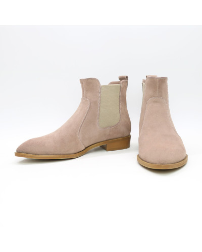 Челсі із замші з гострим носиком Арт. 104-3