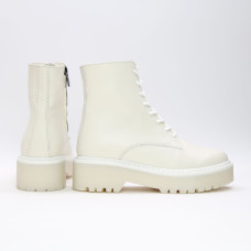 Бежеві шкіряні черевики Арт. As-8/22