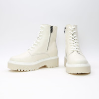 Бежеві шкіряні черевики Арт. As-8/22