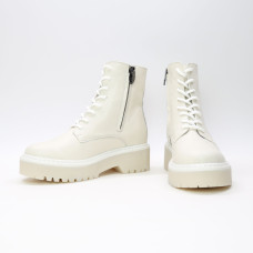 Бежеві шкіряні черевики Арт. As-8/22