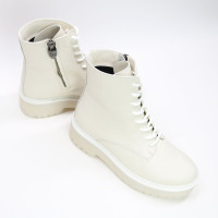 Бежеві шкіряні черевики Арт. As-8/22