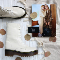 Черевики із бежевої шкіри Арт. 12-30/22б/ф