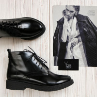 Чорні лакові черевики Арт. 12-20(Sn4)