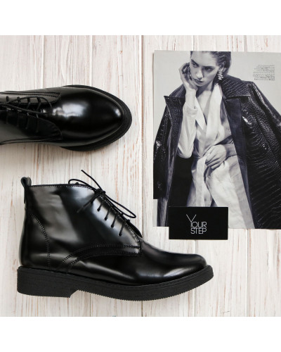 Чорні лакові черевики Арт. 12-20(Sn4)