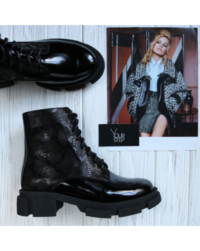 Чорні черевики Арт. As-8/21074