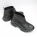Ботинки из черной кожи с молнией спереди Арт. As-7/21098