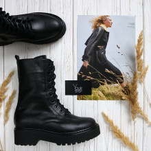 Чорні черевики Арт. 12-30/22б/ф