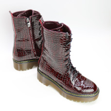Лакові черевики під рептилію Арт. 12-30/22б/ф
