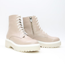 Бежеві черевики зі шкіри Арт. As-8/22