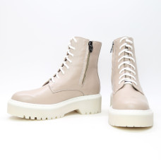 Бежеві черевики зі шкіри Арт. As-8/22