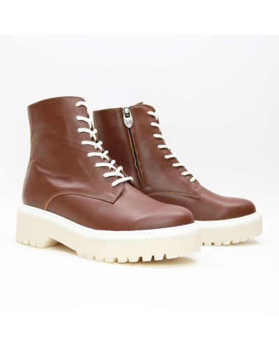 Черевики із рудої шкіри Арт. As-8/22