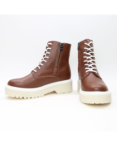 Черевики із рудої шкіри Арт. As-8/22