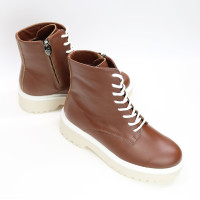 Черевики із рудої шкіри Арт. As-8/22