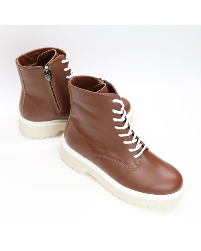 Черевики із рудої шкіри Арт. As-8/22