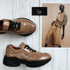 Кросівки з карамельного наплаку Арт. 15-2/176