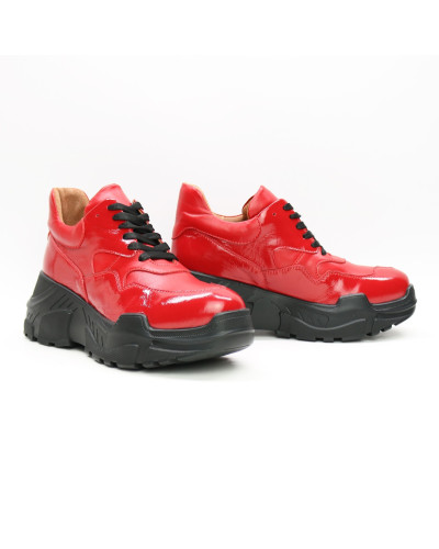 Лакові кросівки на масивній підошві Арт. 218-1/21950