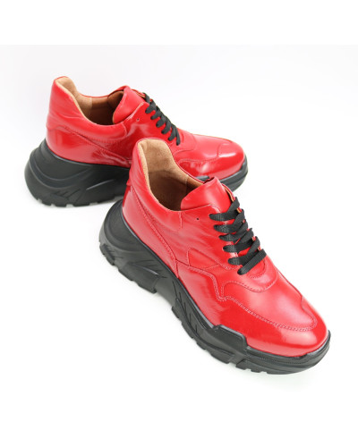 Лакові кросівки на масивній підошві Арт. 218-1/21950