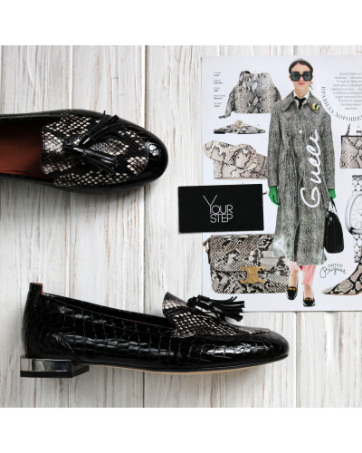 Лофери чорного кольору Арт. 156-1/33