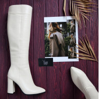 Бежеві чоботи Арт. 35-11/44Ок