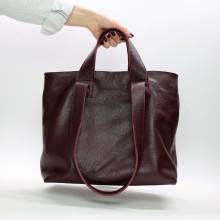 Сумка-трансформер з бордової шкіри флотар Арт. YS-6052