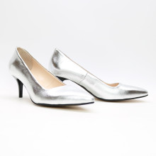 Туфлі-човники срібного кольору Арт. 657-1/36