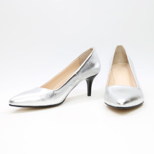 Туфлі-човники срібного кольору Арт. 657-1/36