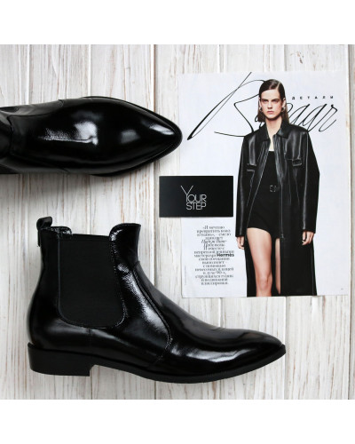 Лакові Челсі з гострим носиком Арт. 104-3