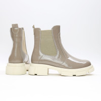 Бежеві Челсі з лакової шкіри Арт. 12-1/21074