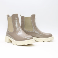 Бежеві Челсі з лакової шкіри Арт. 12-1/21074