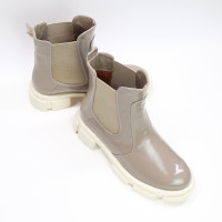 Бежеві Челсі з лакової шкіри Арт. 12-1/21074