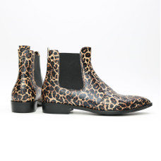 Челсі з гострим носиком зі шкіри "Леопард" Арт. 104-3