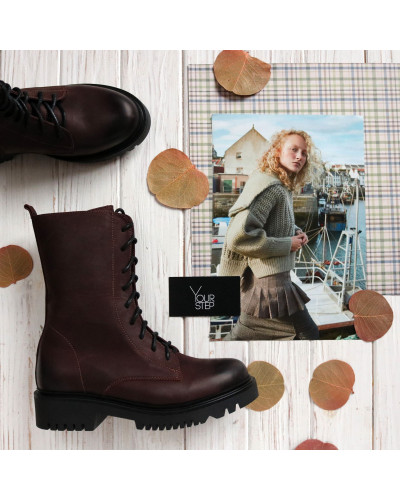 Коричневі черевики Арт. 12-30/21855б/ф