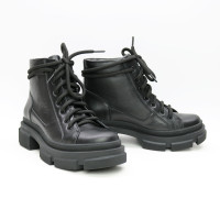 Ботинки со шнуровкой из черной кожи Арт. 51-3/260