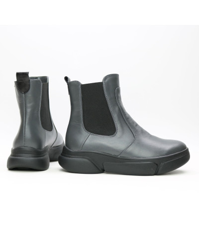 Челсі із сірої шкіри Арт. 12-1/187