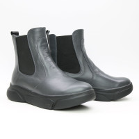 Челсі із сірої шкіри Арт. 12-1/187