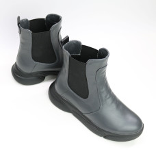 Челсі із сірої шкіри Арт. 12-1/187