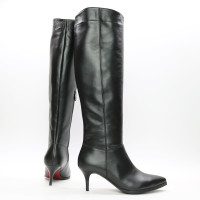 Класичні шкіряні чоботи на шпильці Арт. 657-14/36